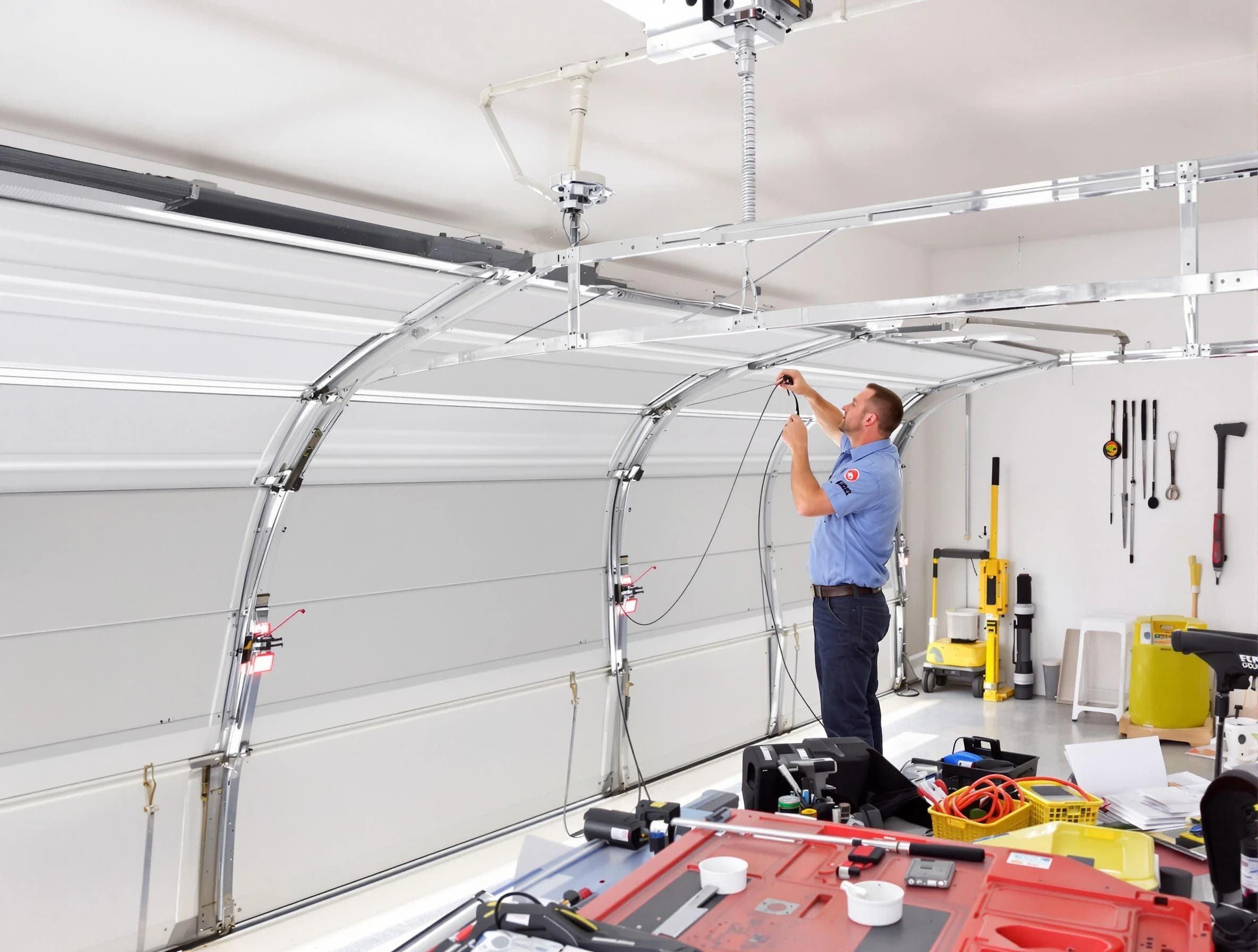 Garage door cable repair service by Sugar Hill Garage Door Repair in Sugar Hill
