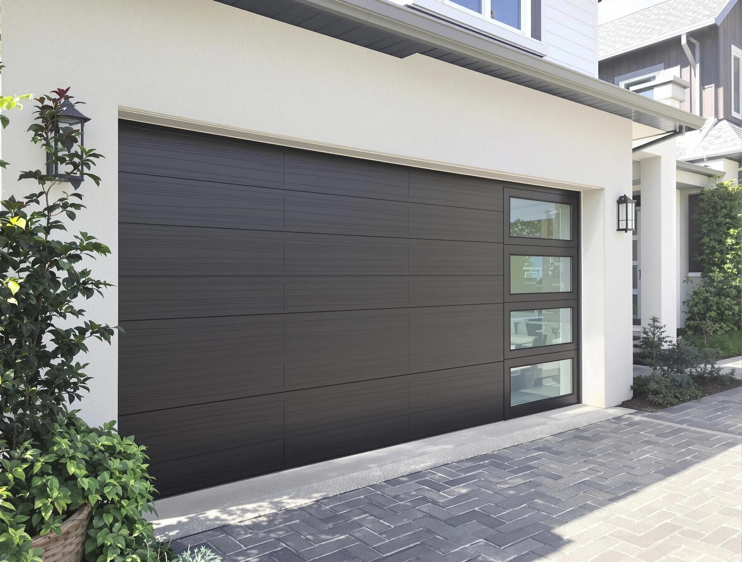 Custom garage door installation by Sugar Hill Garage Door Repair in Sugar Hill