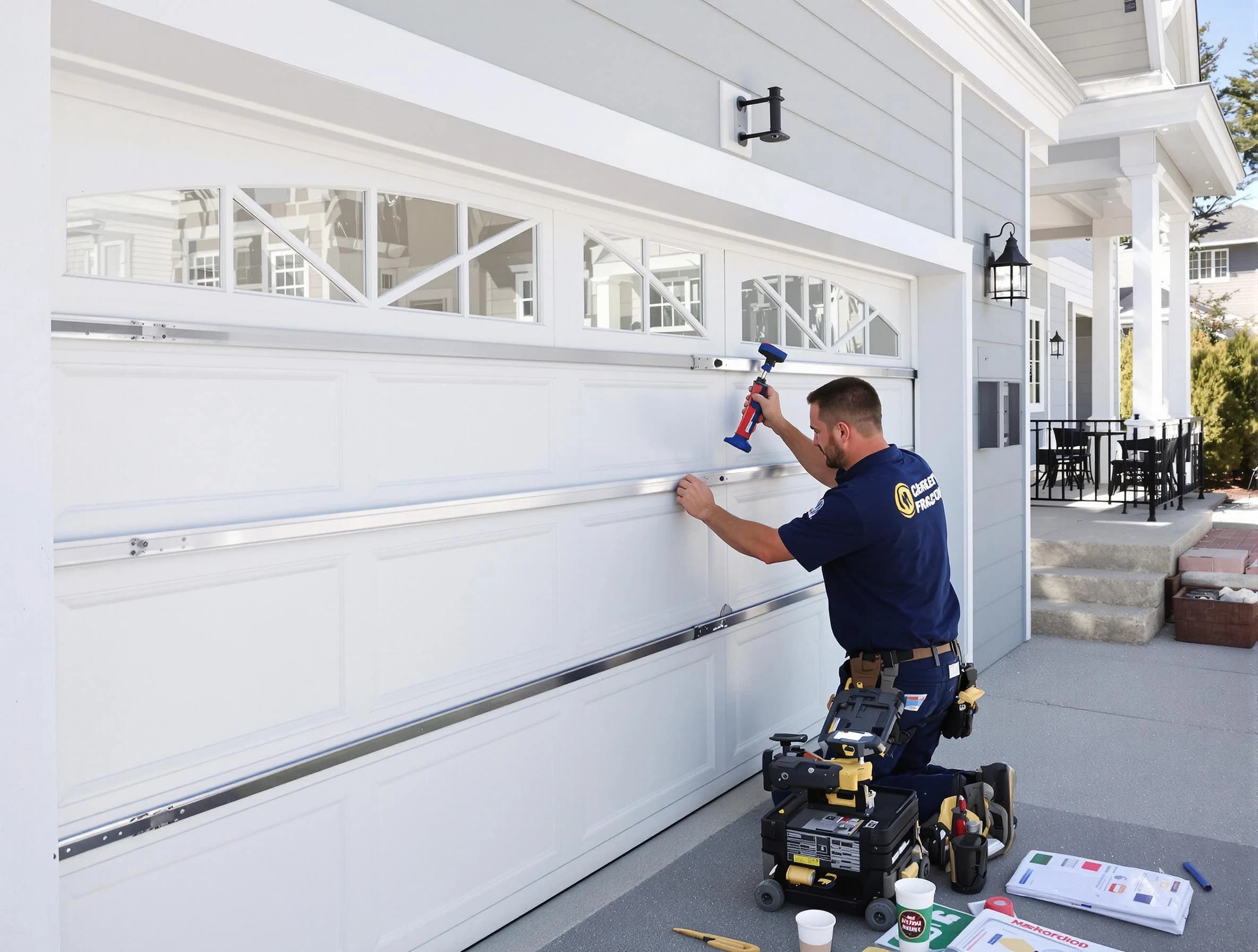 Professional garage door installation by Sugar Hill Garage Door Repair in Sugar Hill