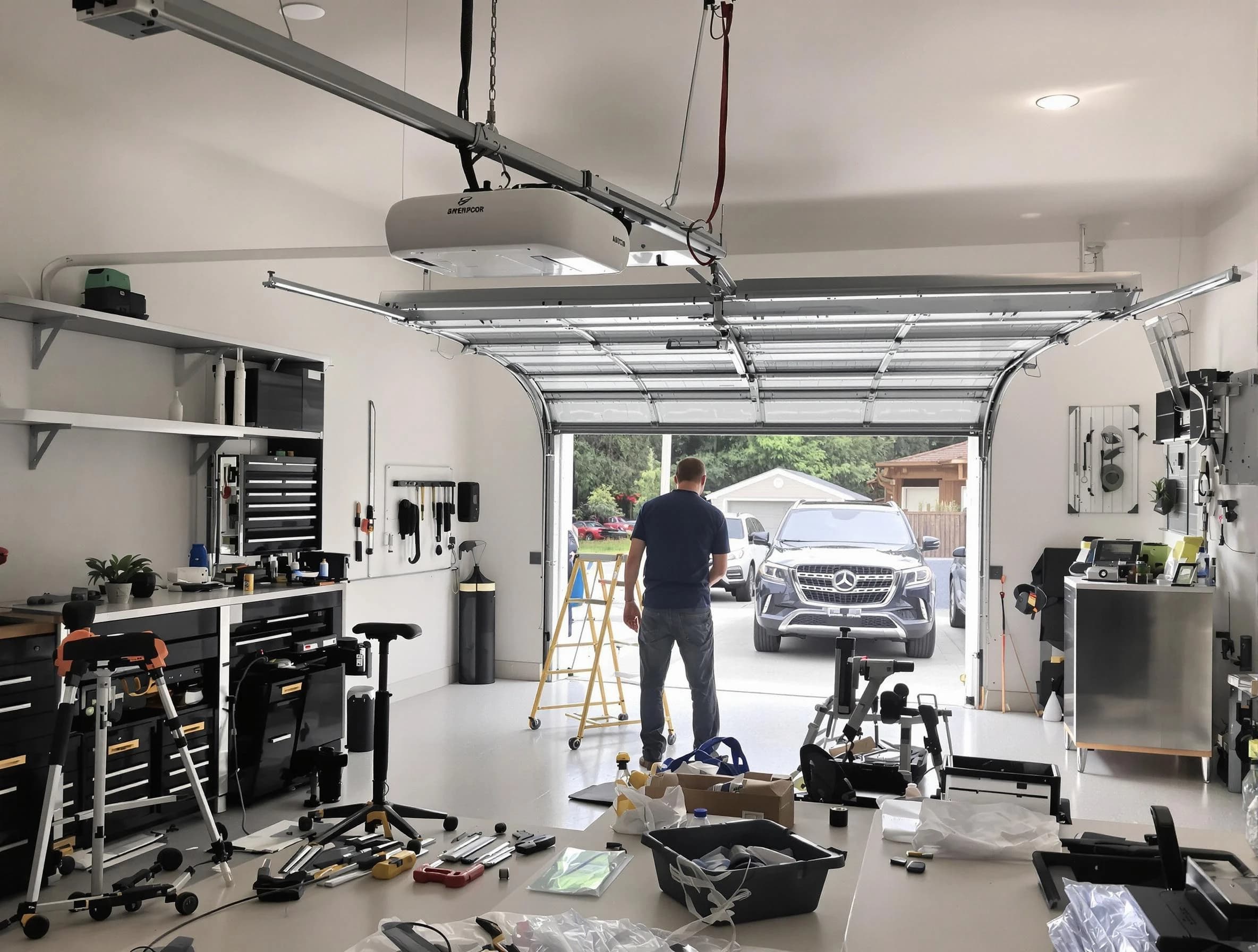 Garage door opener installation by Sugar Hill Garage Door Repair in Sugar Hill