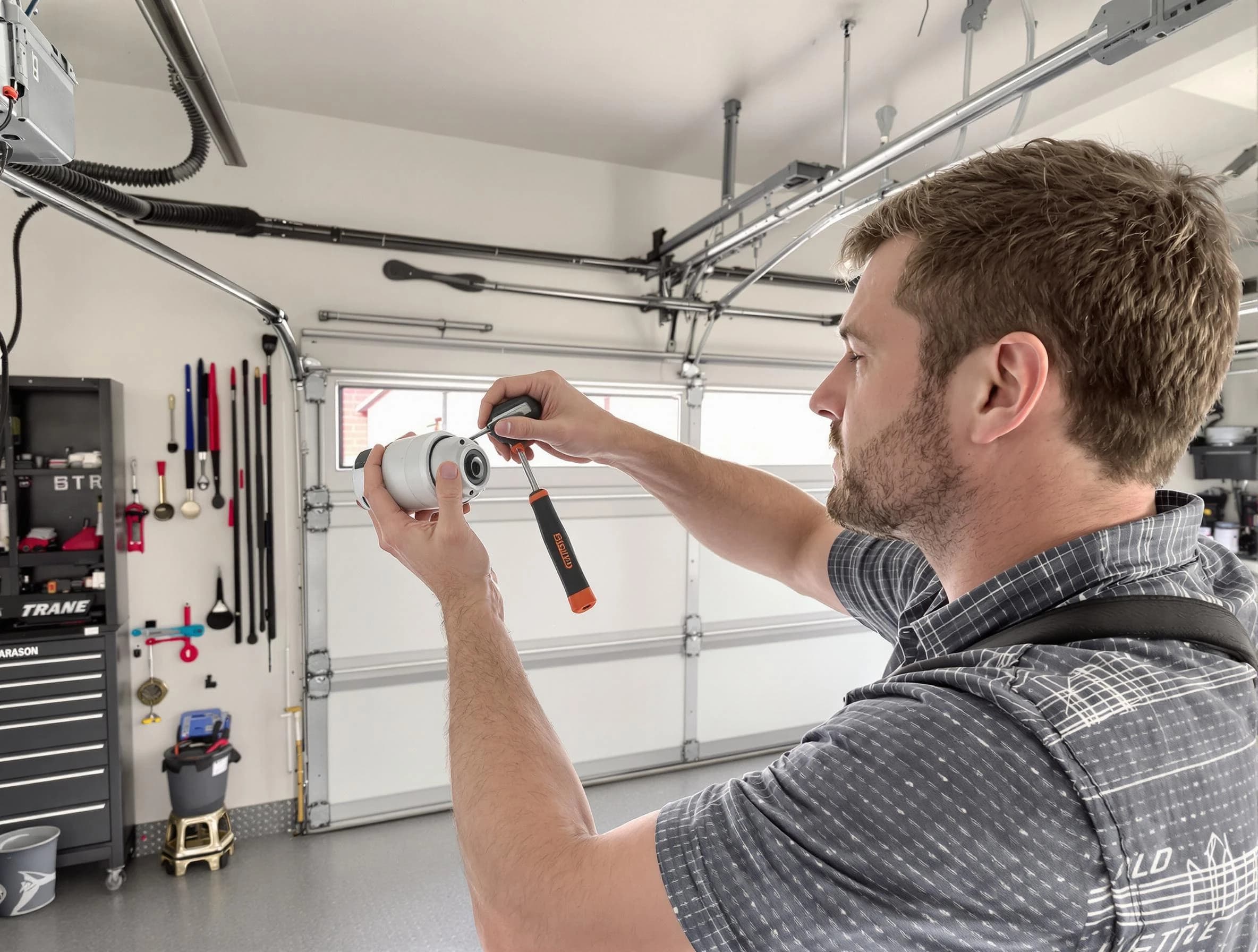 Garage door opener repair service by Sugar Hill Garage Door Repair in Sugar Hill