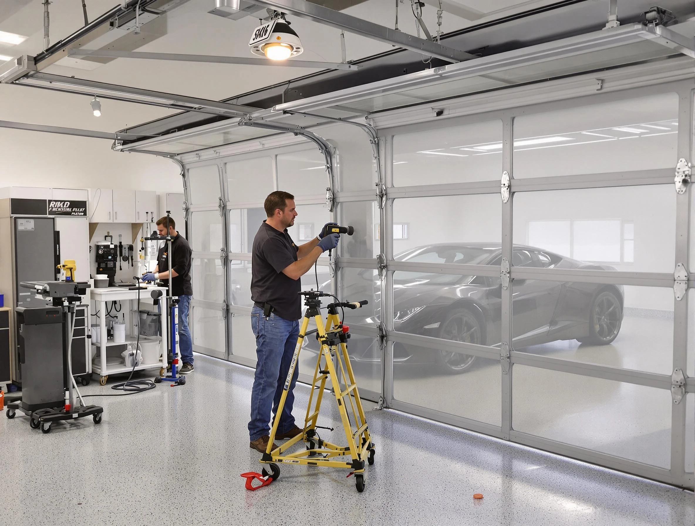 Garage Door Dents Repair in Sugar Hill