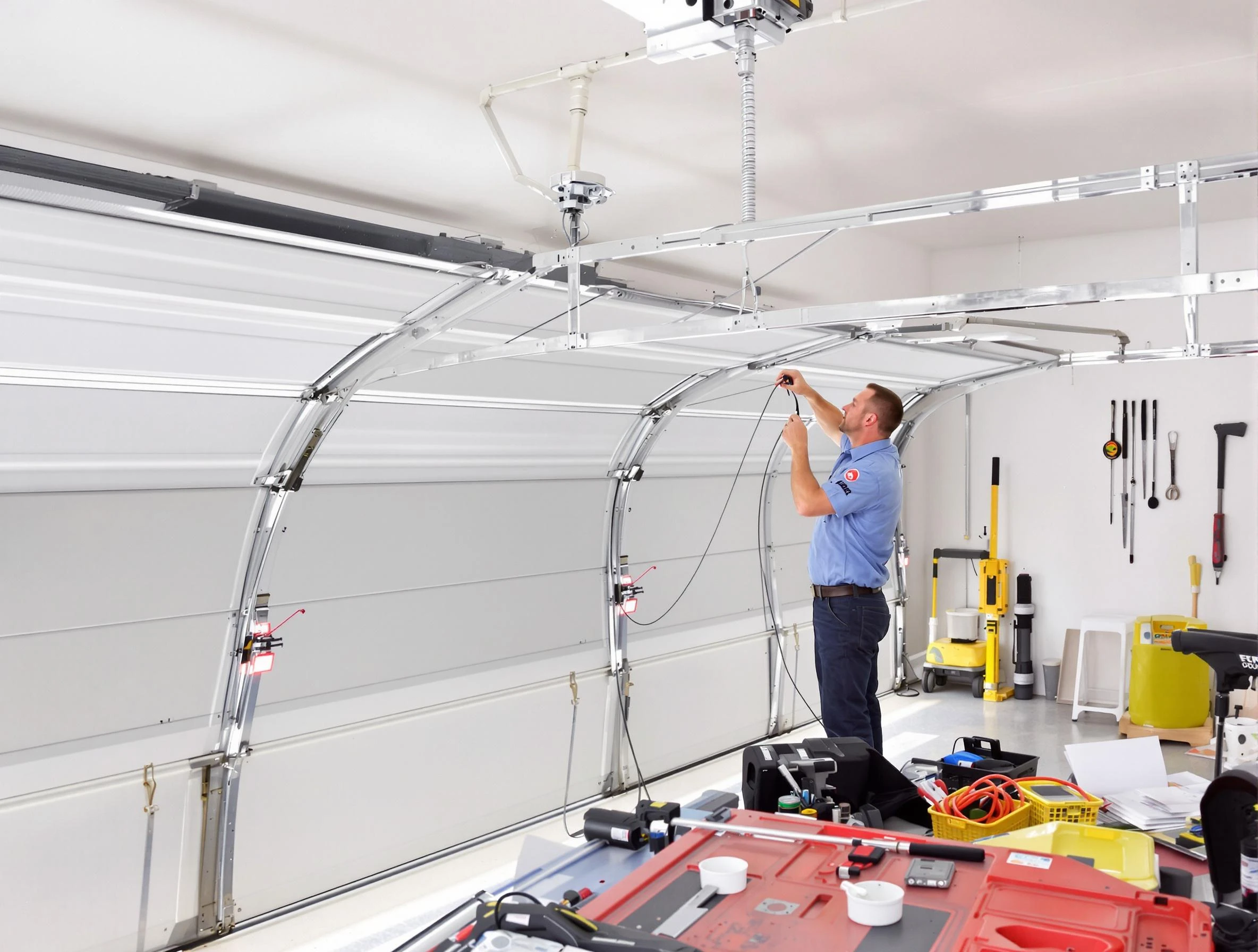 Garage door cable repair service by Sugar Hill Garage Door Repair in Sugar Hill