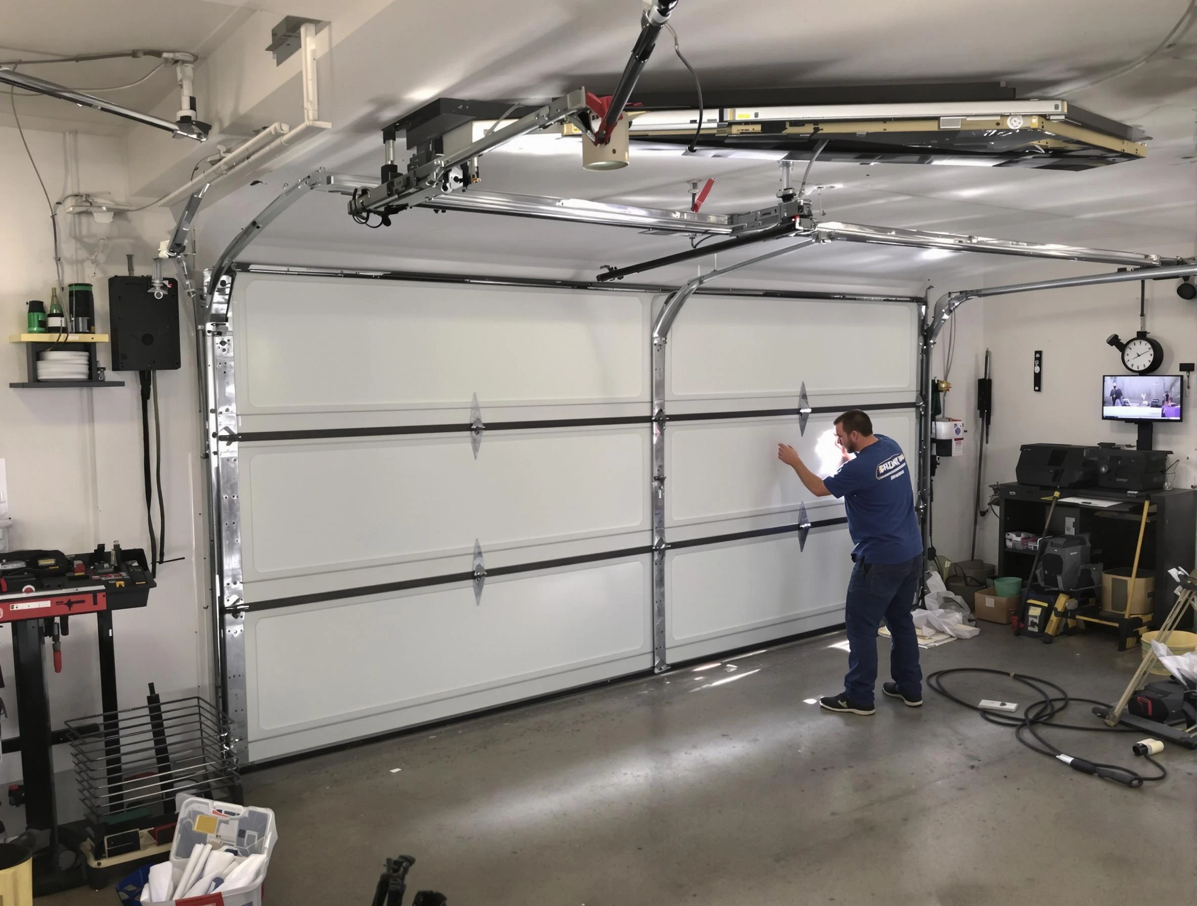Professional garage door repair service by Sugar Hill Garage Door Repair in Sugar Hill